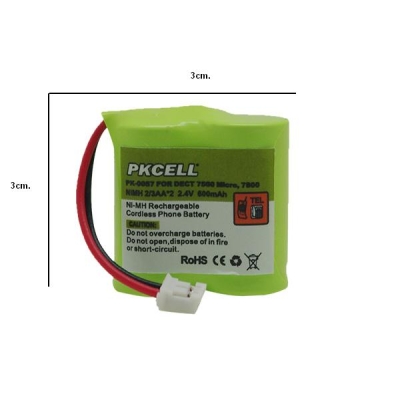 Акумулаторна батерия за телефон 2/3AA 2.4V 600mah. PKCELL